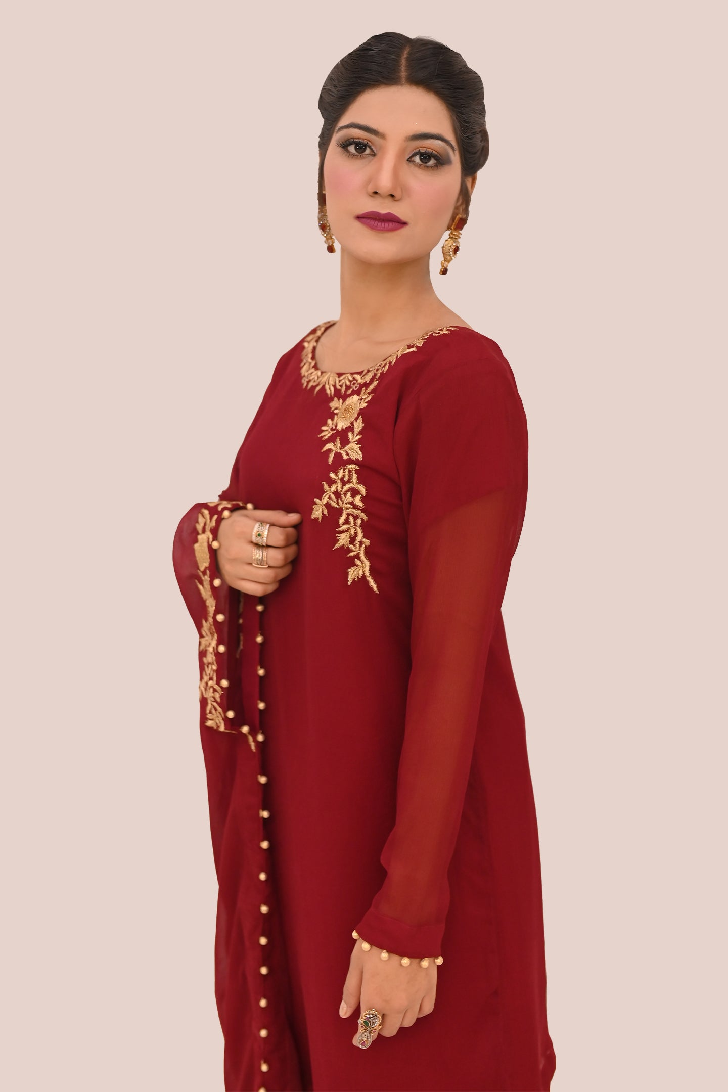 Women formal 2 piece shirt & trouser