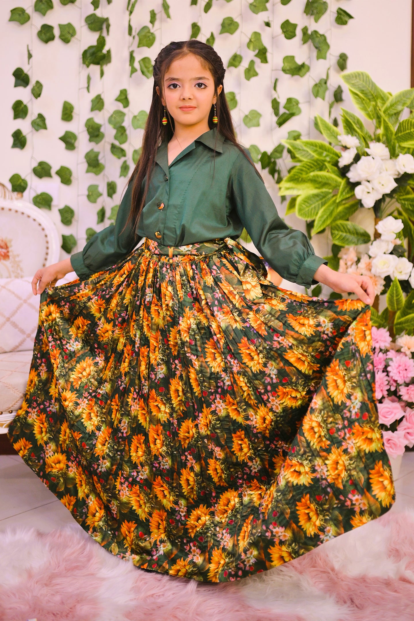 formal shirt & skirt