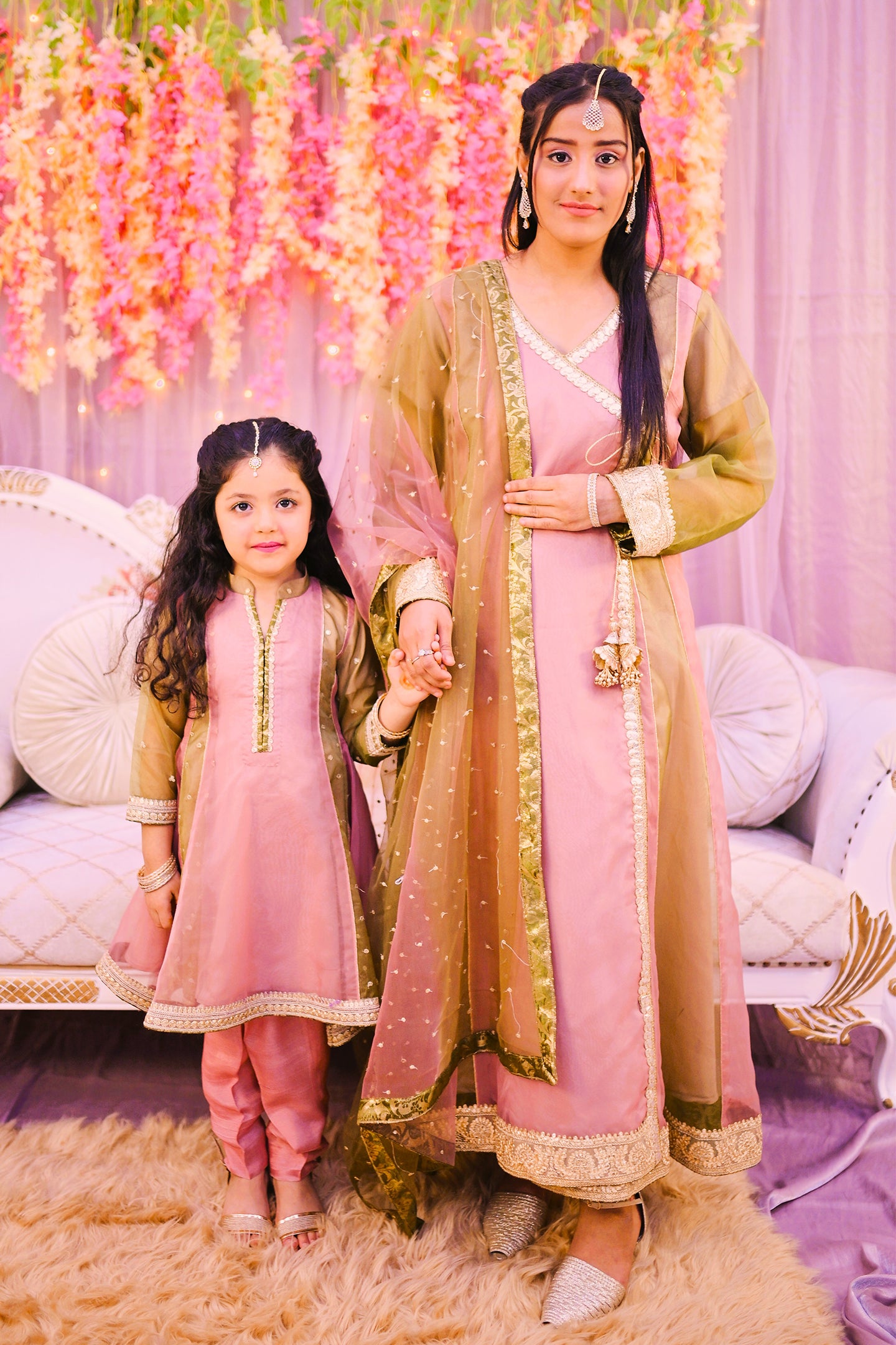 formal 2 piece frock & trouser