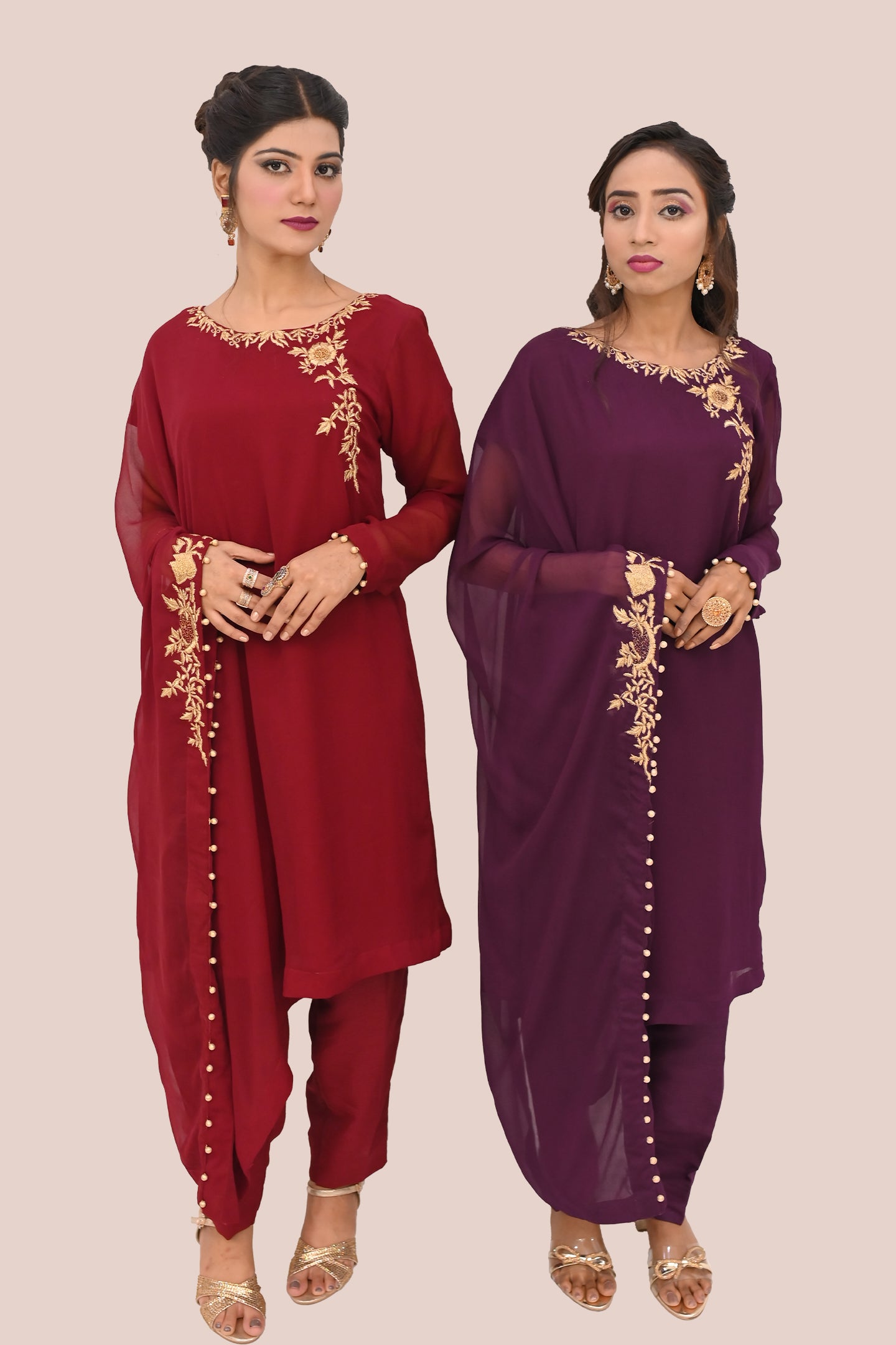 Women formal 2 piece shirt & trouser