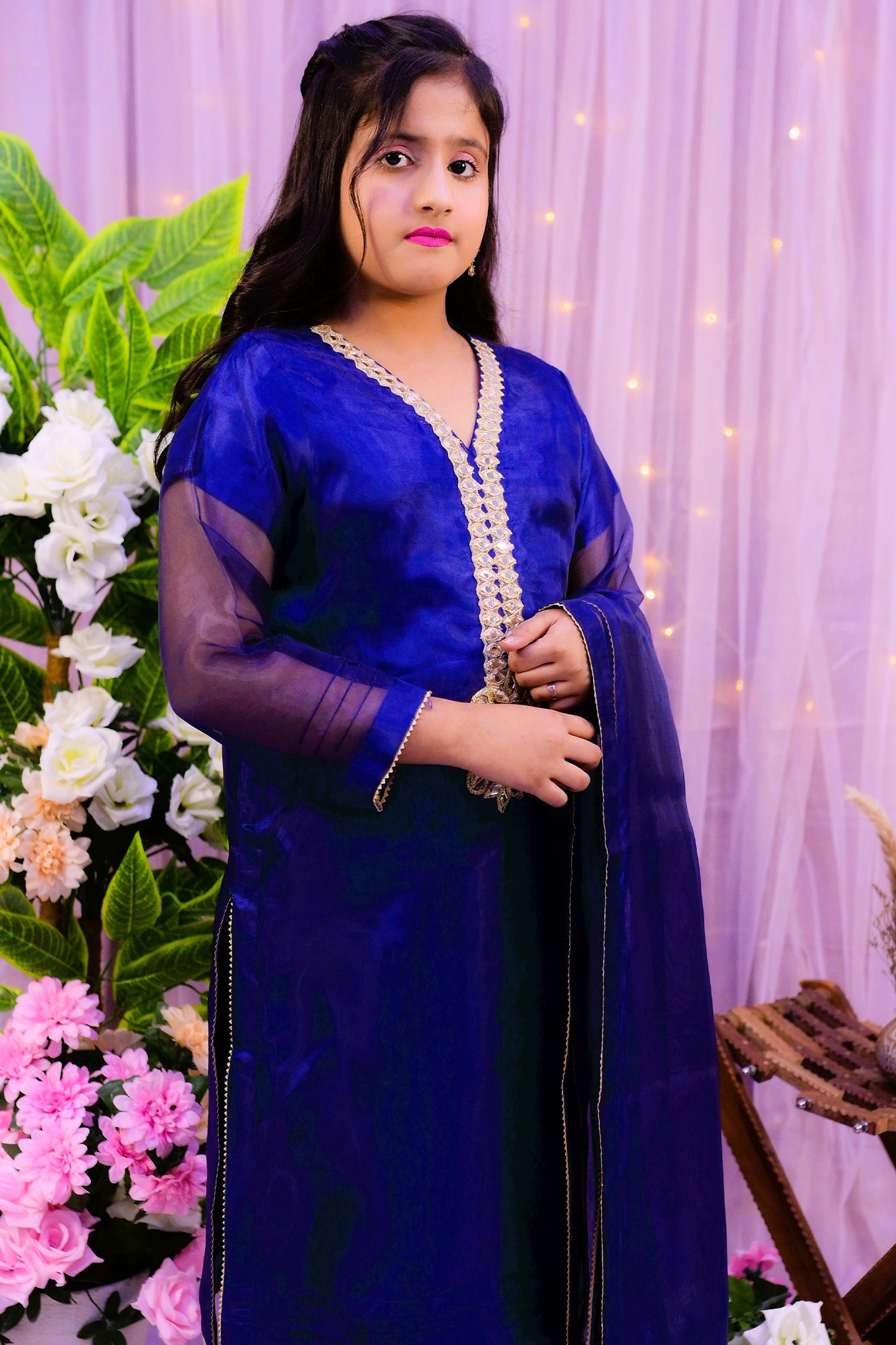 formal 3 piece shirt, trouser & dupatta