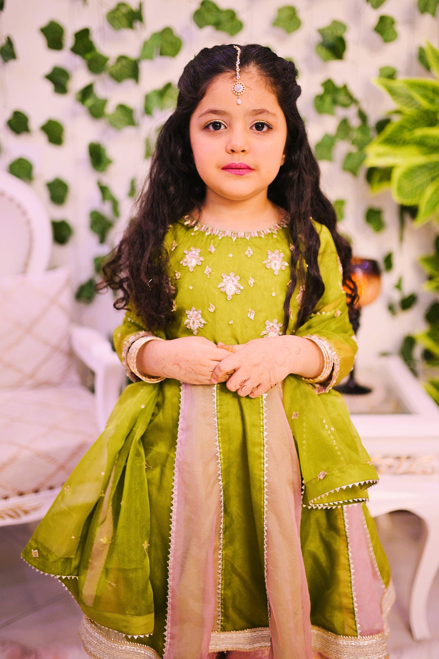 formal 3 piece kali frock palazzo and dupatta