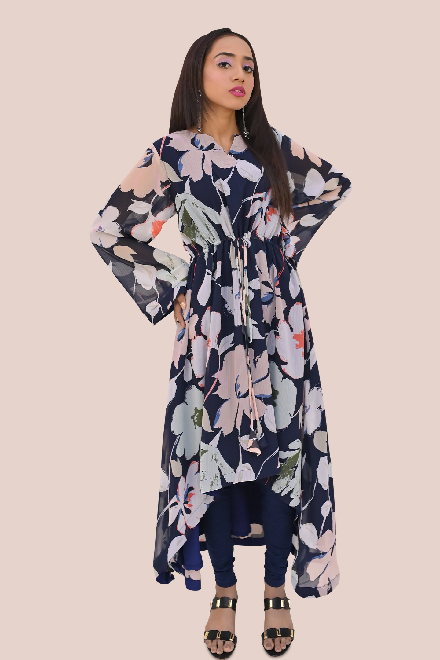 Women semi formal long frock