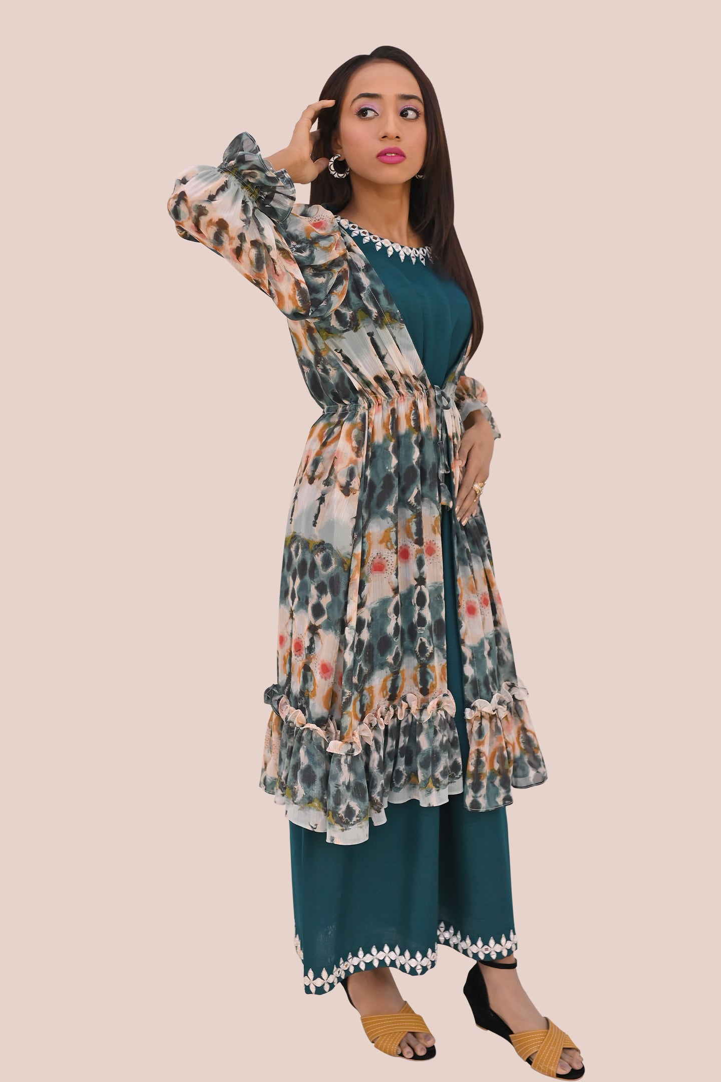 semiformal 2 piece jumpsuit with upper