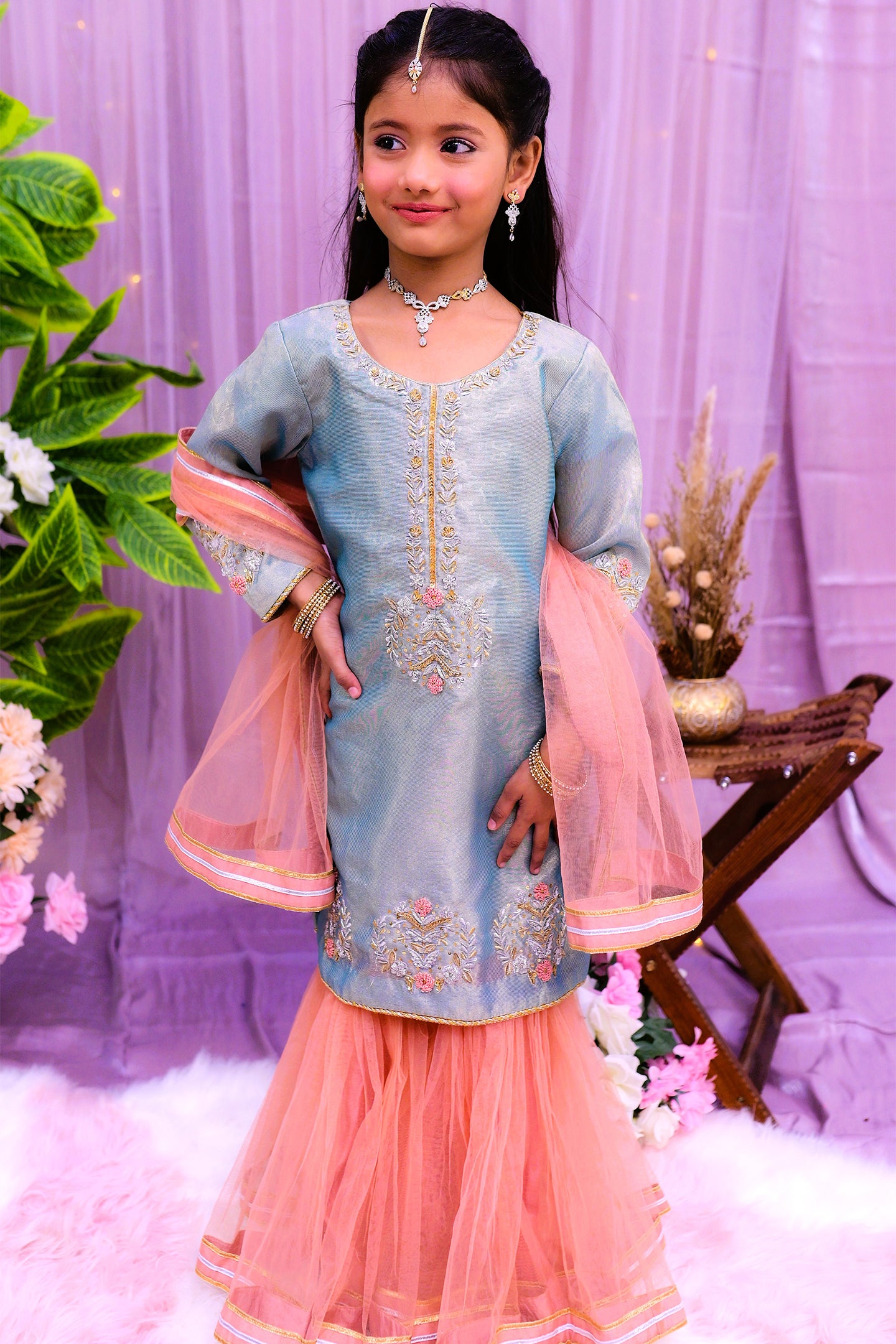 luxury 3 piece shirt garara and dupatta