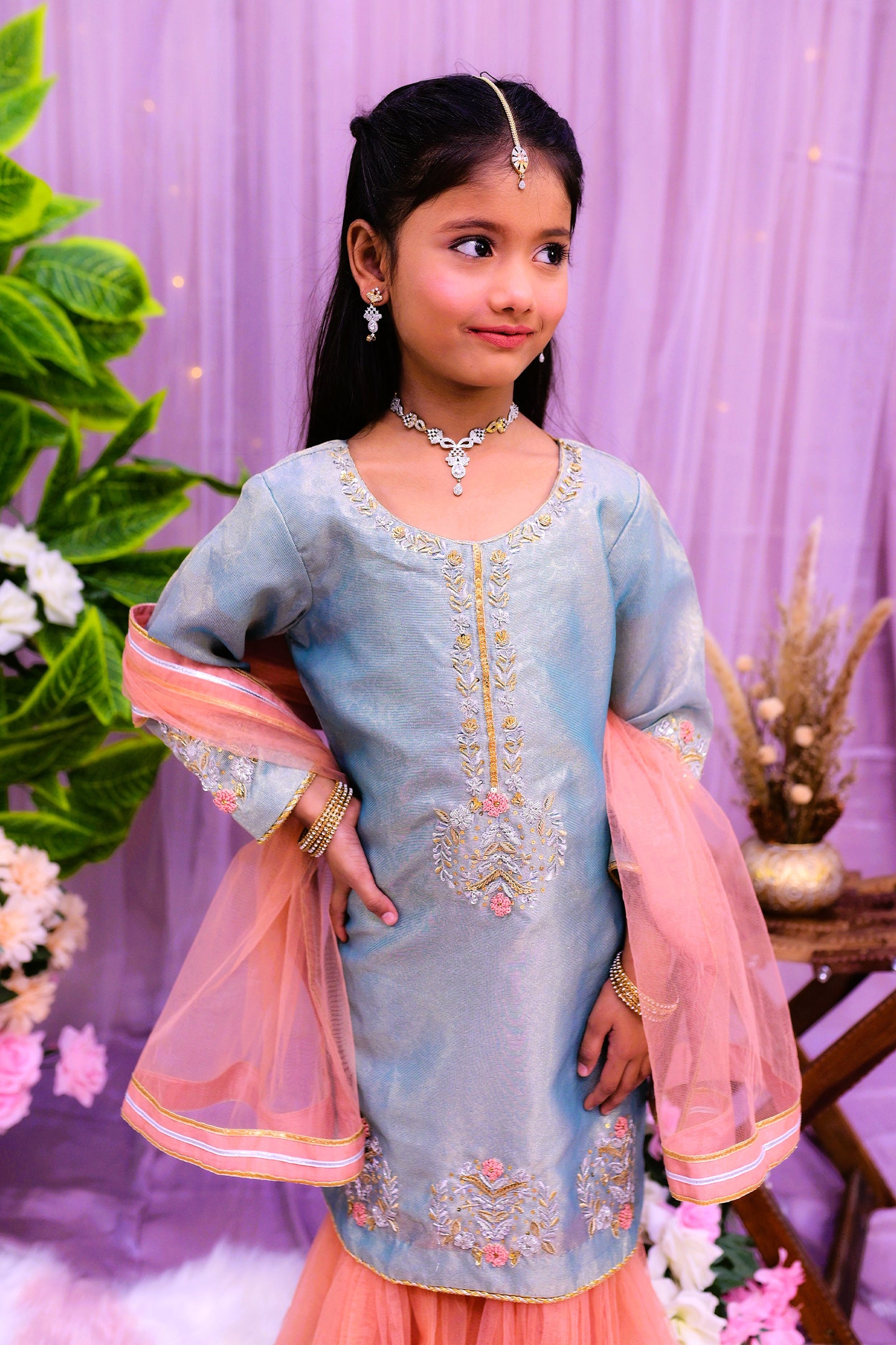 luxury 3 piece shirt garara and dupatta