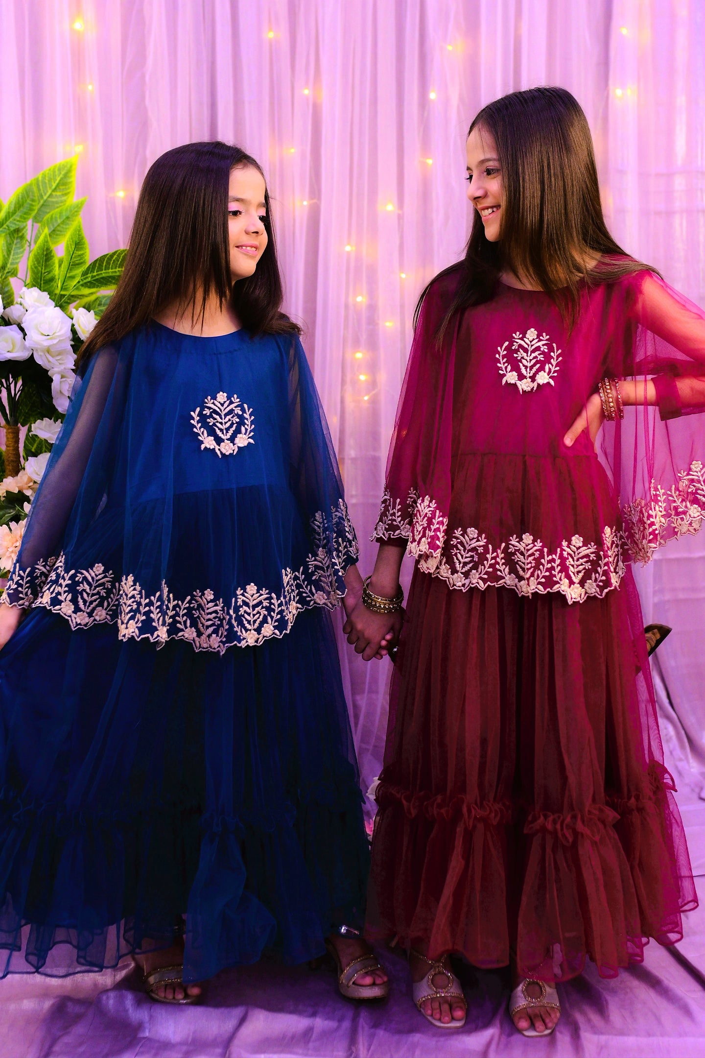 formal long maxi designed with crown style