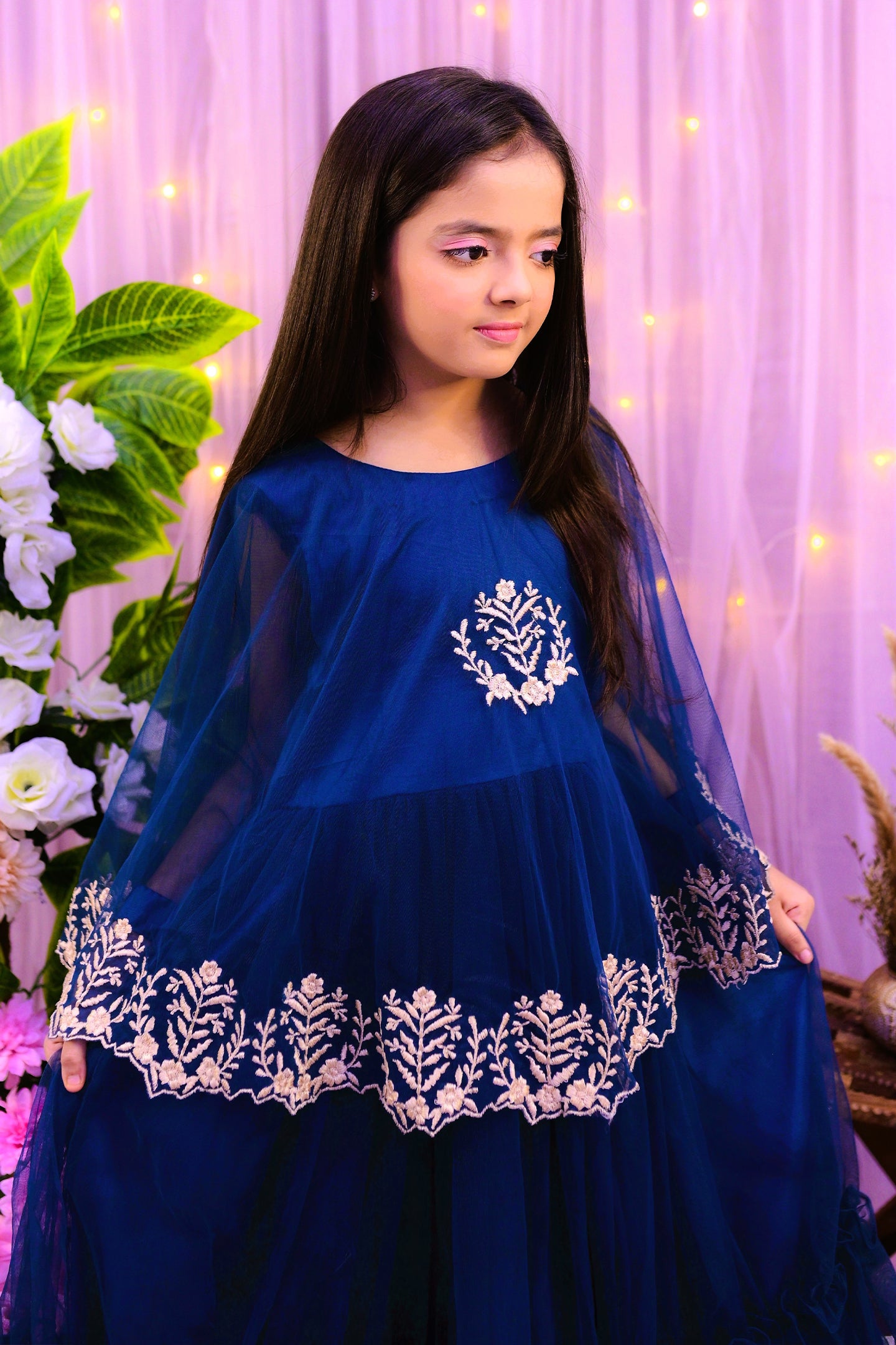 formal long maxi designed with crown style