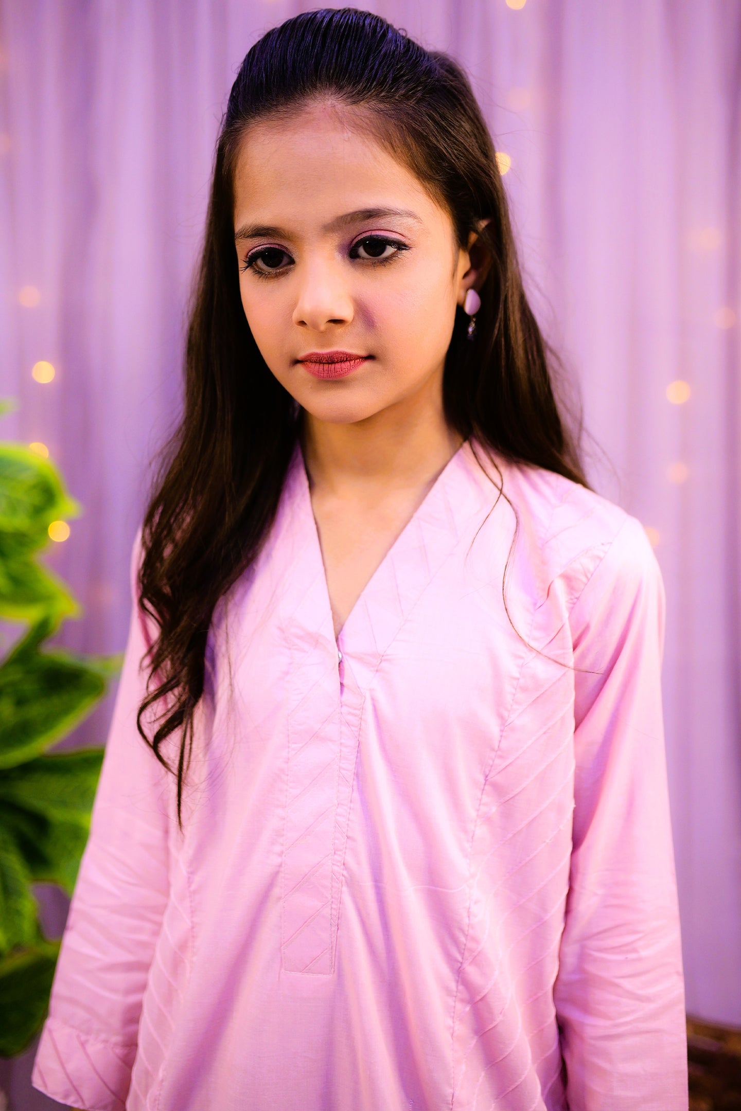 Girls panel cut shirt