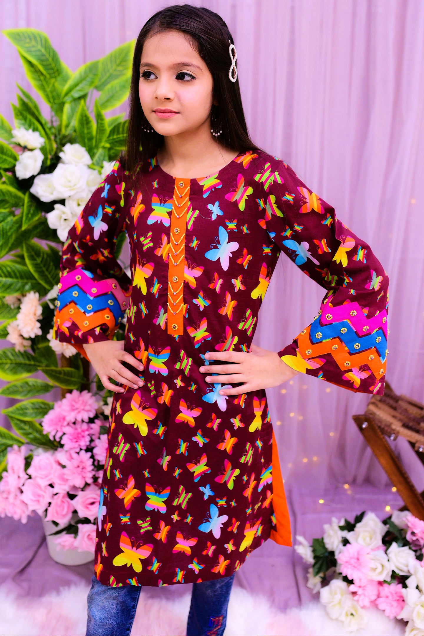 casual printed kurti