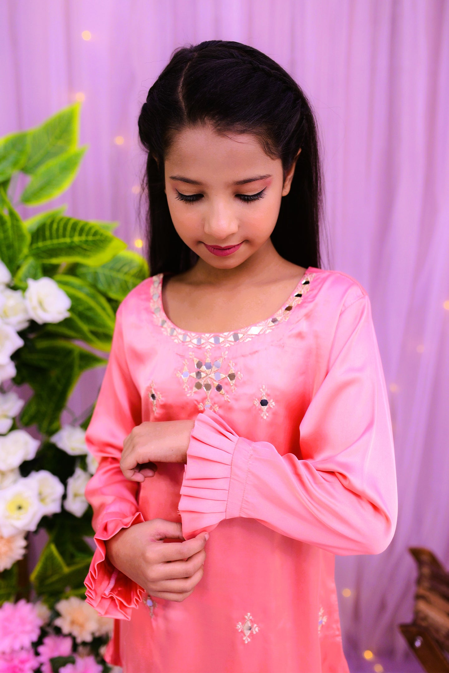 corner style 1piece kurti