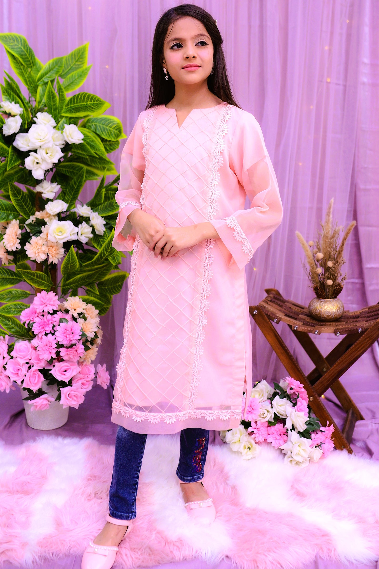 semi fomal 1 piece kurti