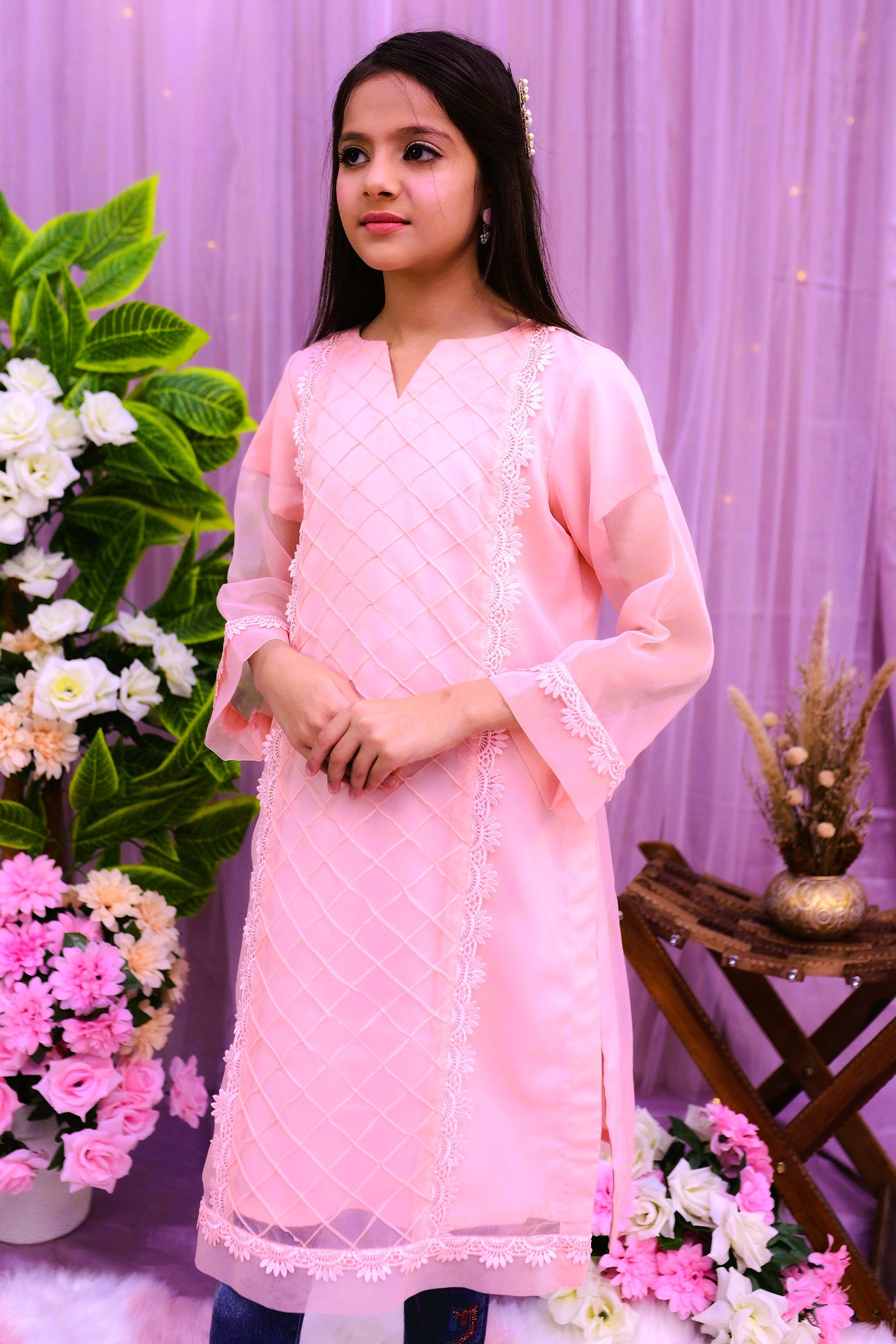 semi fomal 1 piece kurti