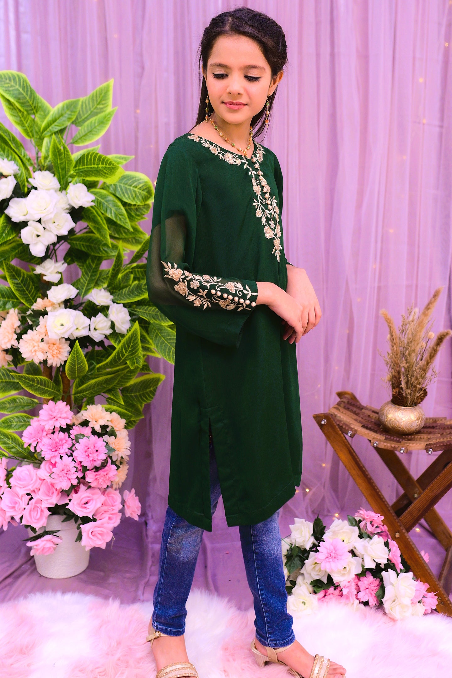 semi formal 1 piece kurti