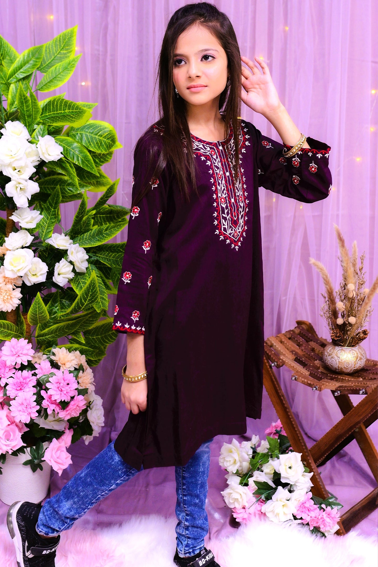 semi formal kurti 1 piece