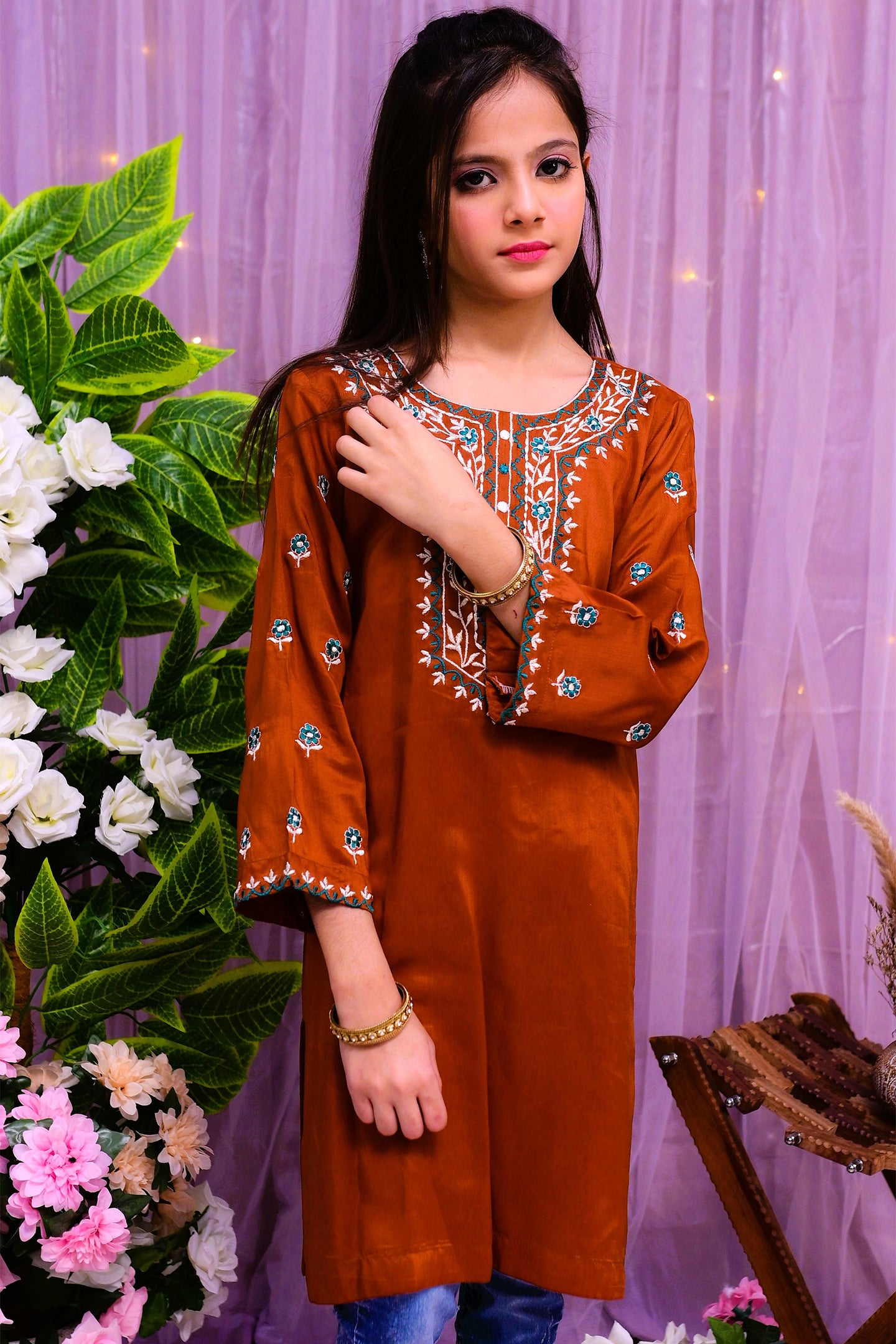 semi formal kurti 1 piece