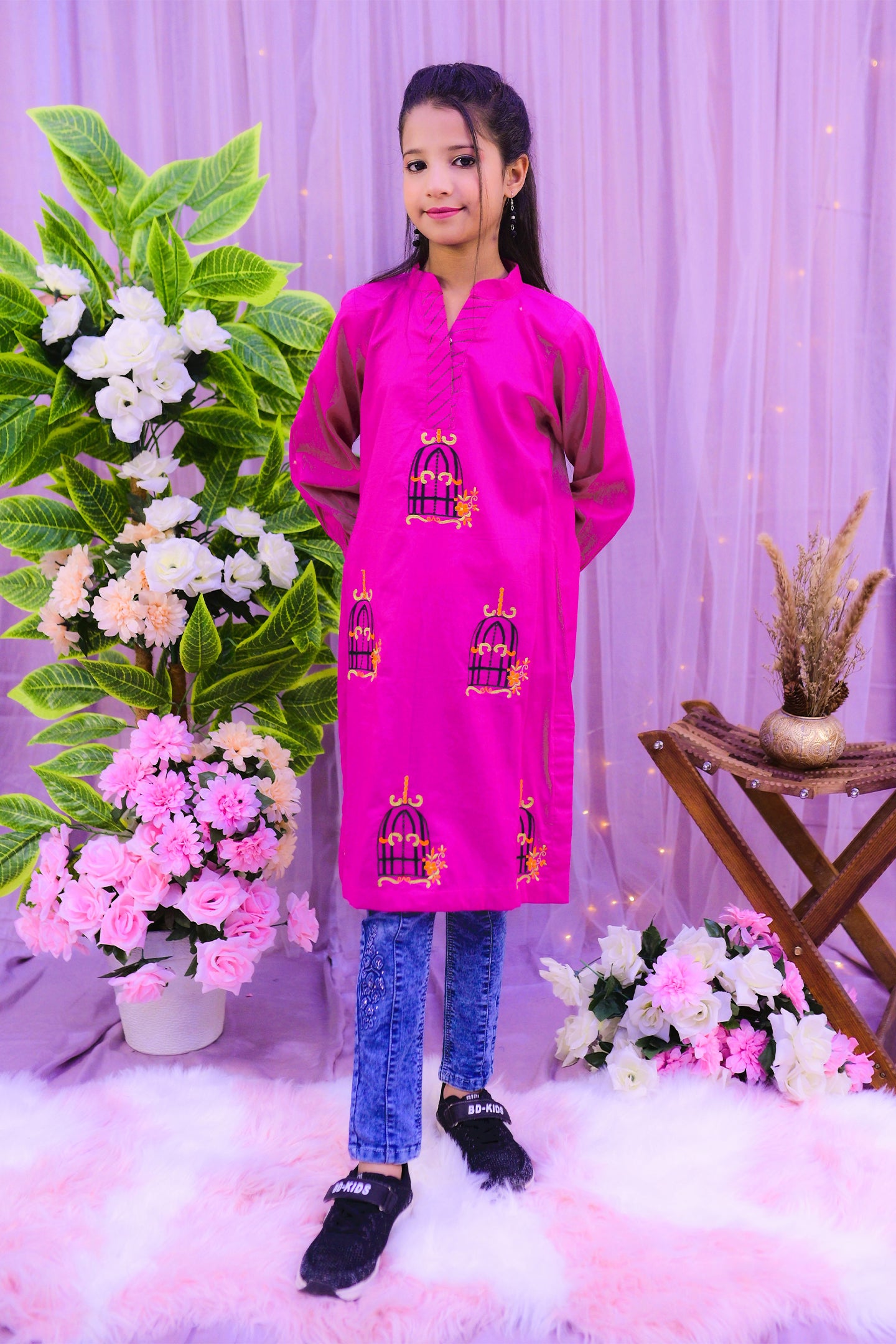 semi formal 1piece kurti