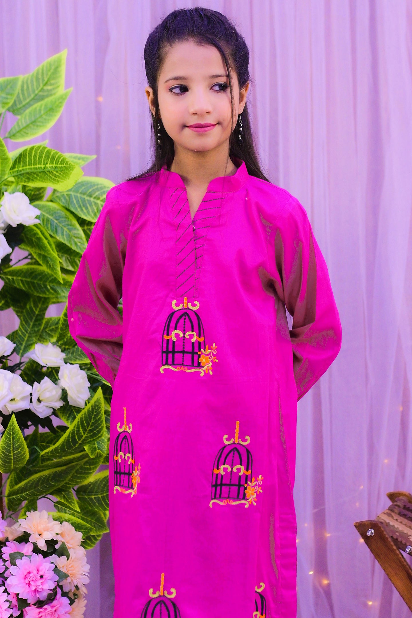 semi formal 1piece kurti