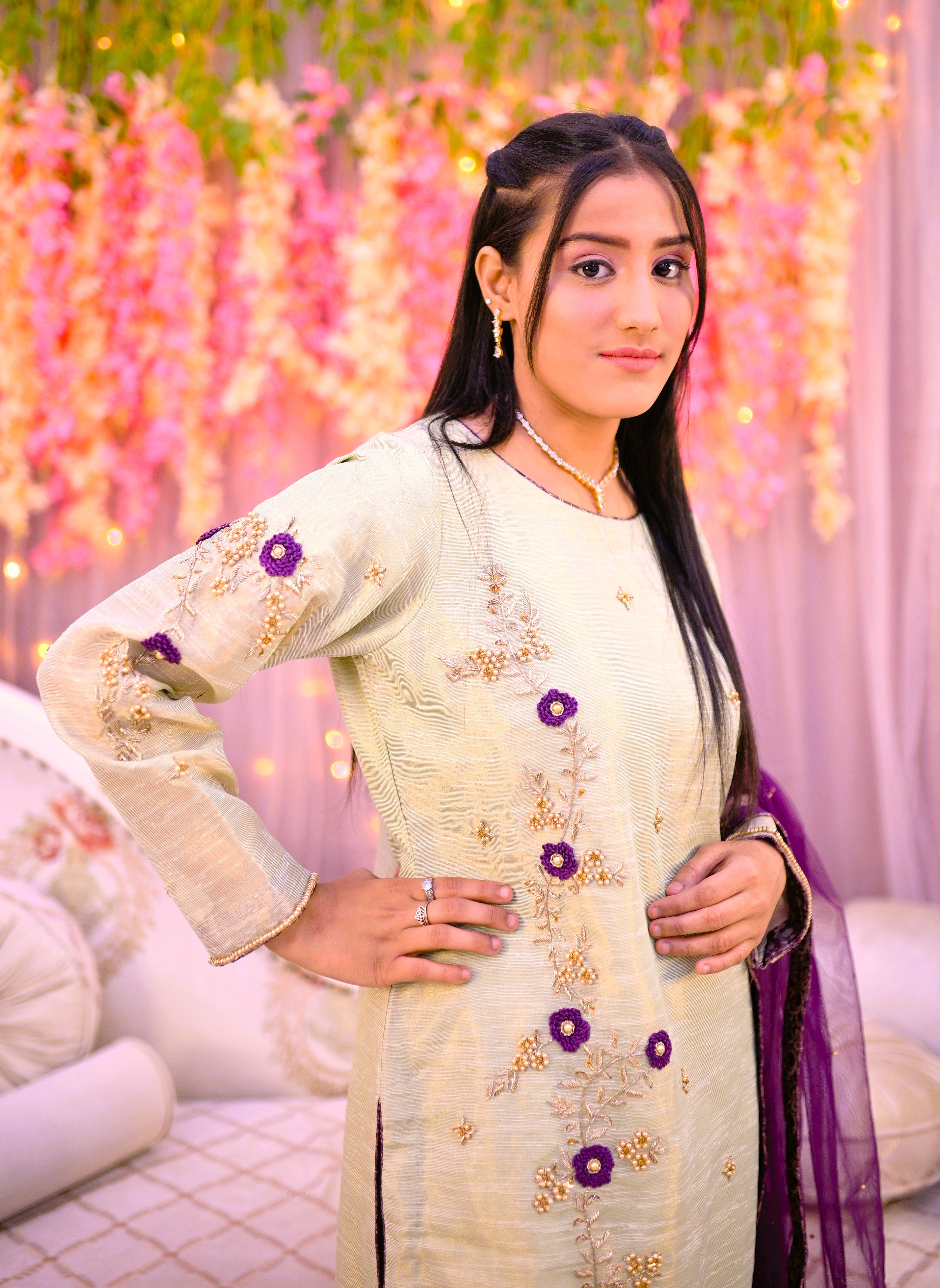 formal 3 piece shirt dupatta & trouser