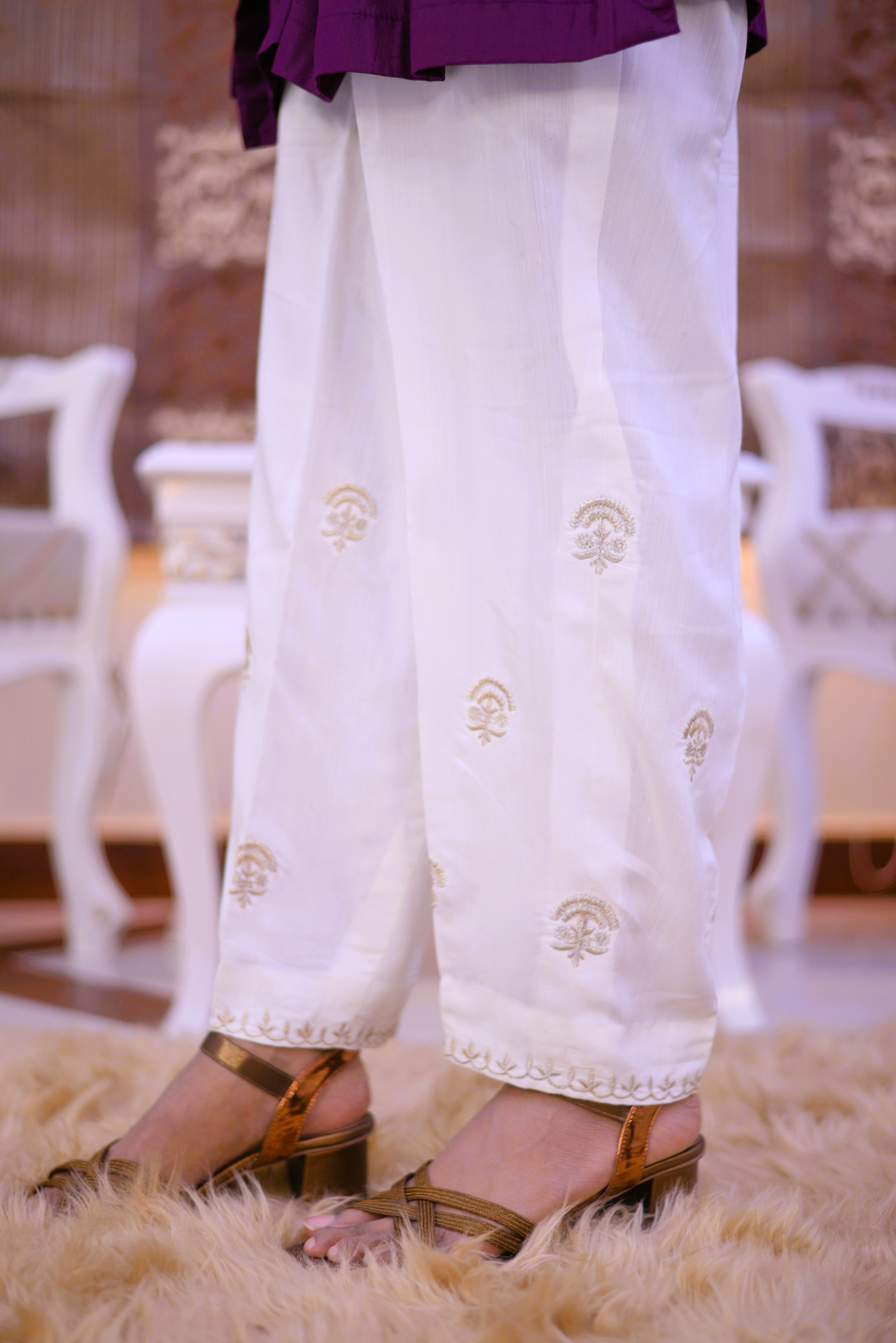 Women stitch trouser