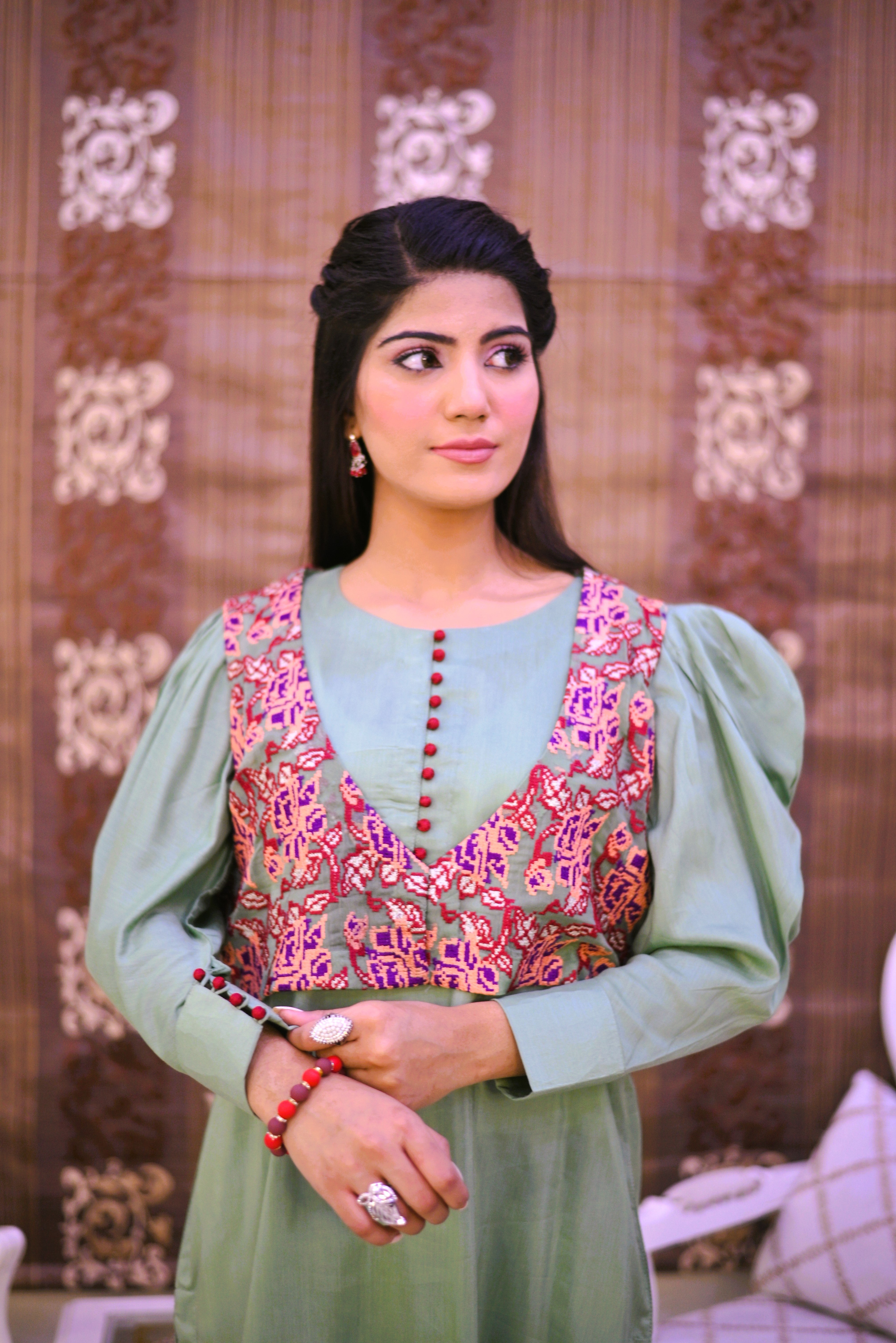 semi-formal 2 piece shirt & trouser along with coat