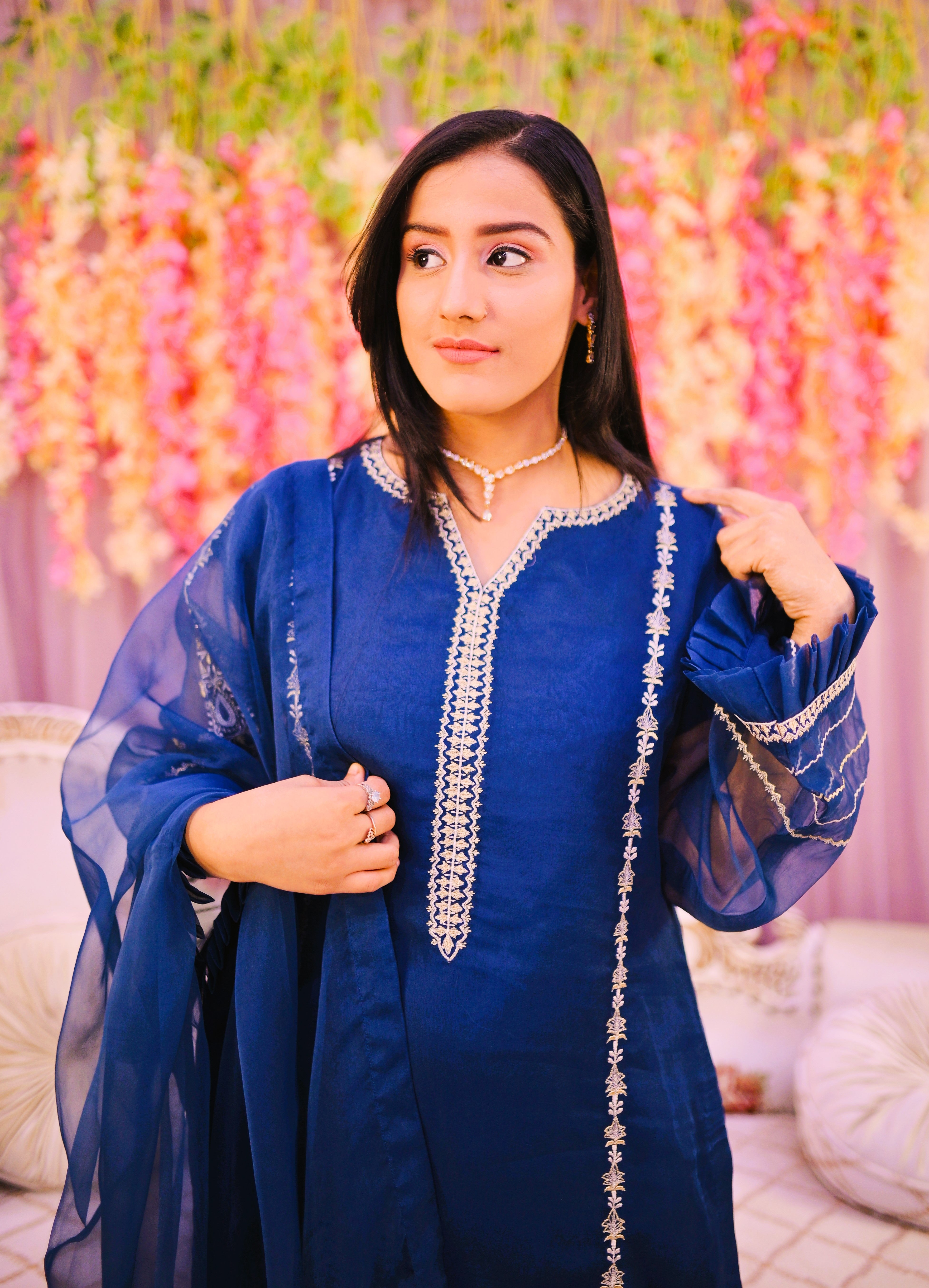 formal 3 piece shirt dupatta & trouser