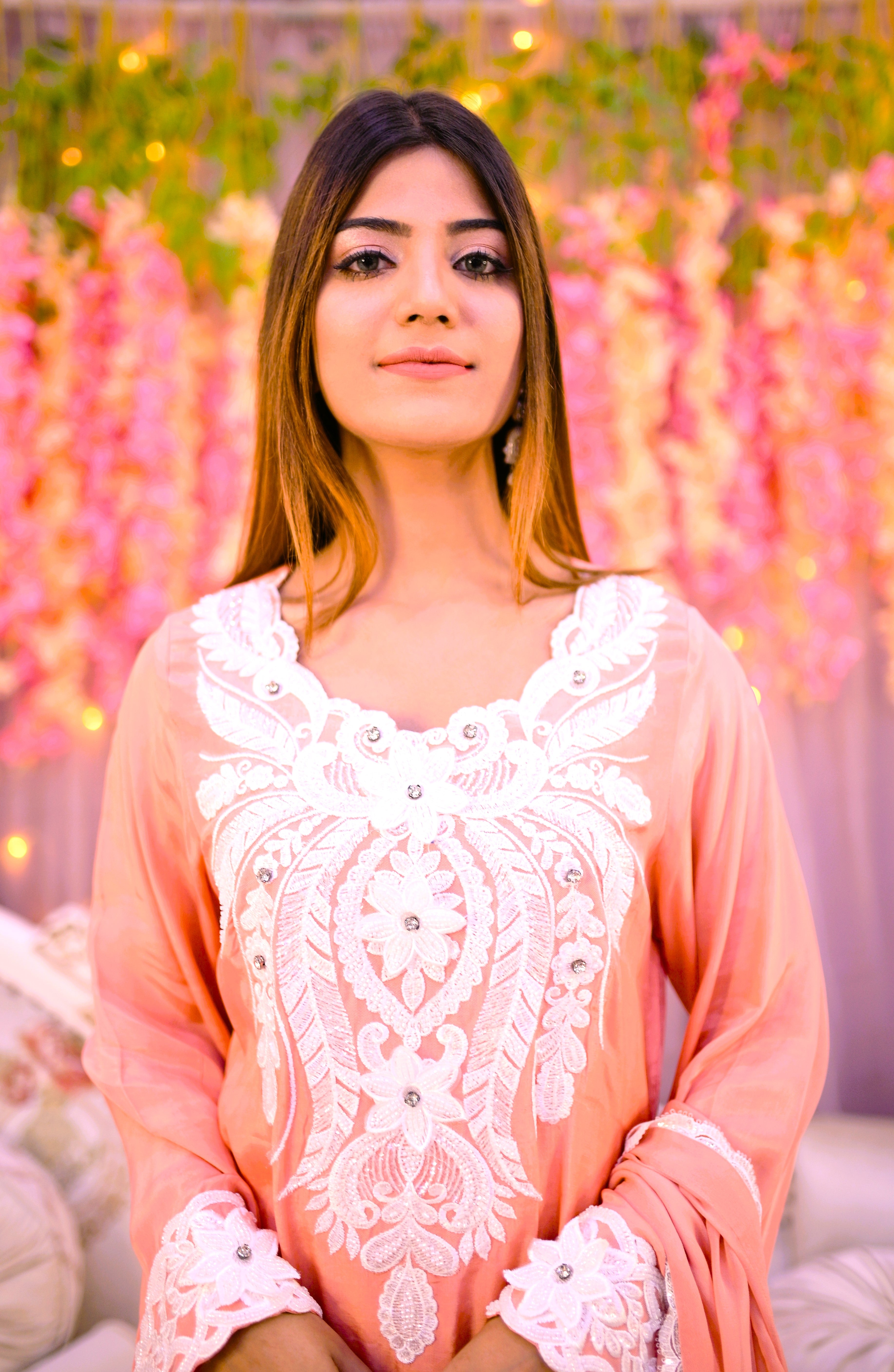 formal 3 piece long shirt dupatta & plazo